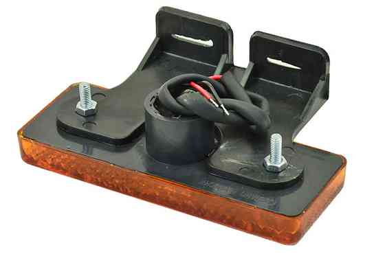 Фонарь жёлтый (универсальный) с кронштейном 90.3731-00-1 маркерный Мукачево