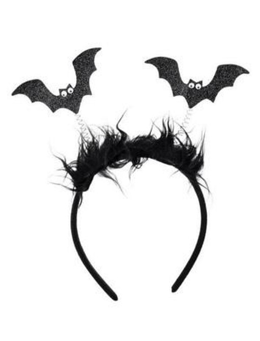 Обруч Кажани блискучі на Хелловін 12 на 22 см Німеччина чорний Київ - фото 2