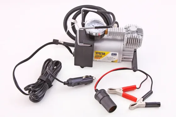 Компресор 200Вт/150psi/40л Vitol в прикур./ На затисках Ураган Вінниця