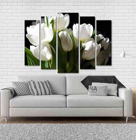 Модульна картина Квіти Тюльпани Art-4_5 Київ