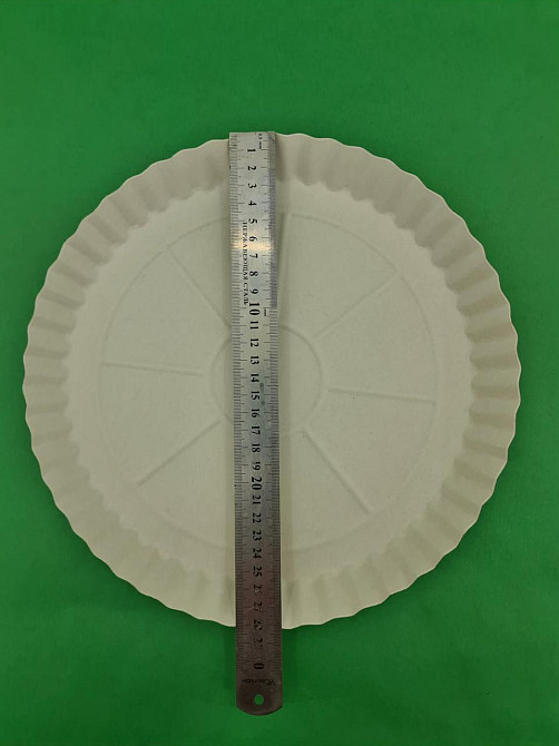 Тарілка паперова під піцу одноразова 275мм біла 100 шт Харків - фото 2