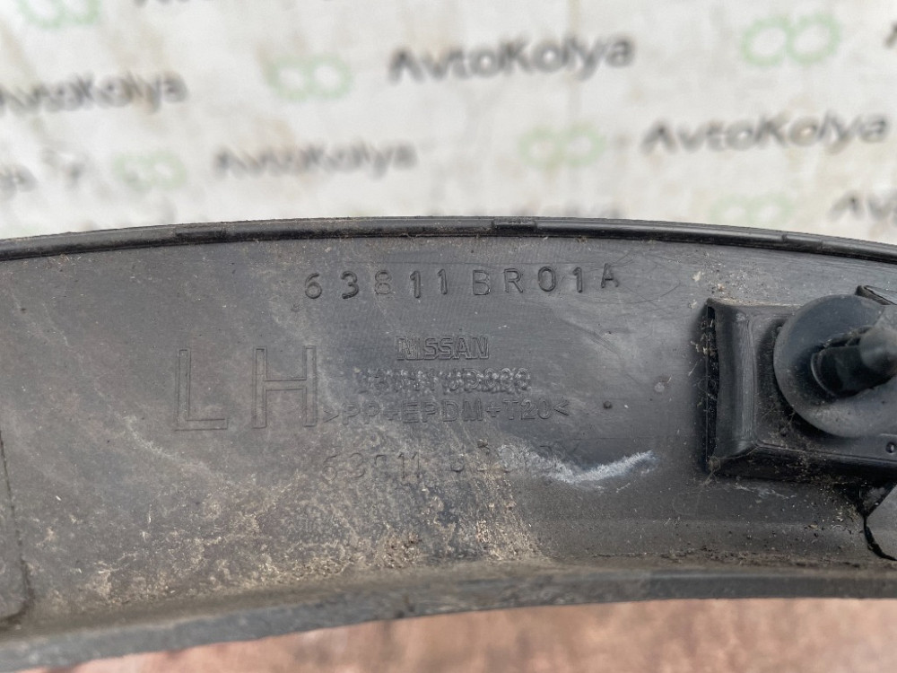 Накладка крила передня ліва Nissan Qashqai 2007-2013 (63811BR01A) Ковель - изображение 3