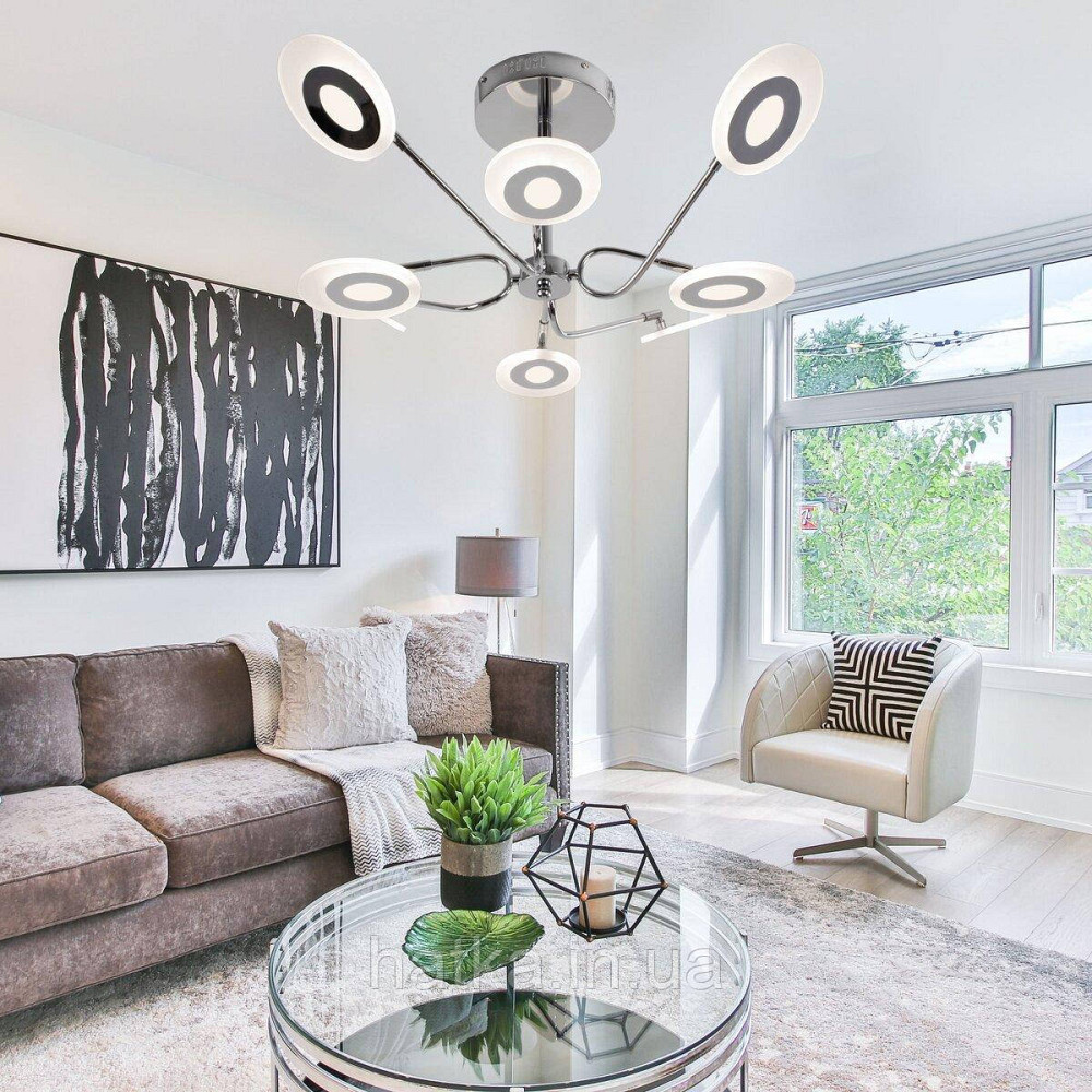 Люстра світлодіодна у вітальню Sirius 8929-8 102W Київ - фото 5