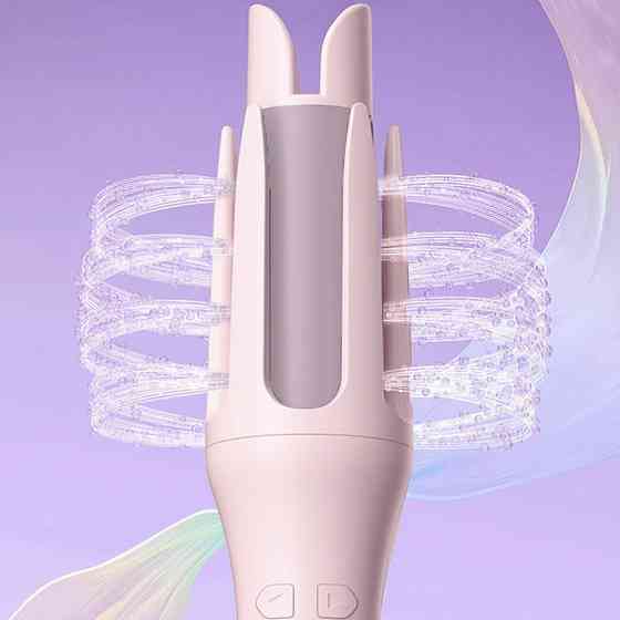 Автоматична плойка для завивки волосся,від мережі,120Вт,34х8х6 см,36018,Рожевий Київ