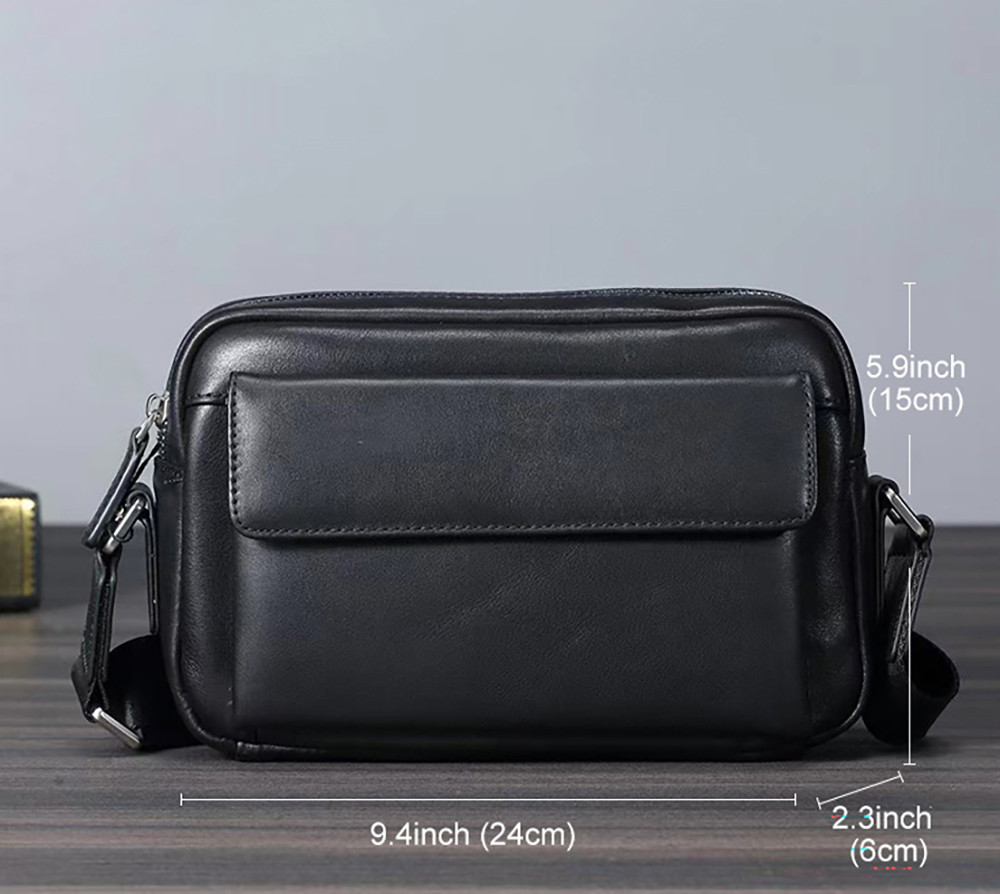 Кожаный мужской мессенджер, борсетка, сумка на плече Leather Collection (2030) Киев - изображение 1