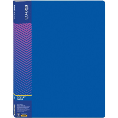 Папка с файлами Economix А4 с 10 файлами, синяя (E30601-02) Винница - изображение 1