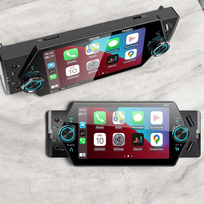 Автомагнитола 1Din 5'' PA 455U Bluetooth TFT-дисплей AUX USB, SD, MMC, с часами, поддержка видео Киев - изображение 2