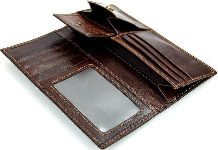 Кошелек Vintage 14536 из натуральной кожи Коричневый Киев - изображение 8