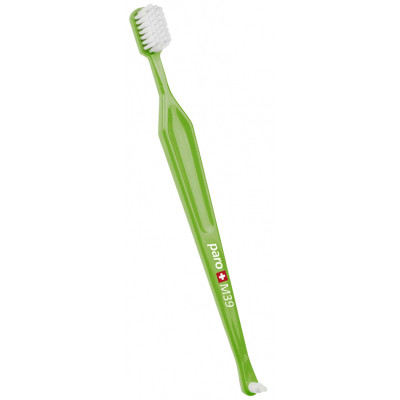 Зубная щетка Paro Swiss M39 средней жесткости салатовая (7610458007167-light-green) Винница - изображение 1