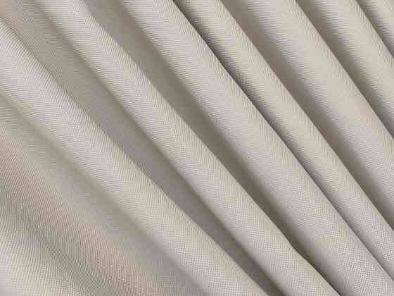Комплект штор VR-Textil рогожка преміум TERRA LUXE 150х270 2шт і Тюль 400х270 1859ш-1706т Попелястий з молочним 71-186/3 Київ