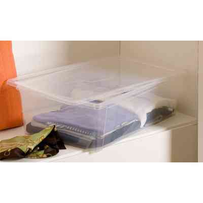 Контейнер для хранения DEA home Easy прямоугольный Прозрачный 32 л (20080) Винница