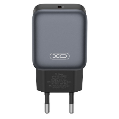 Зарядное устройство XO USB-C PD20W black (L153_Black) Винница - изображение 1