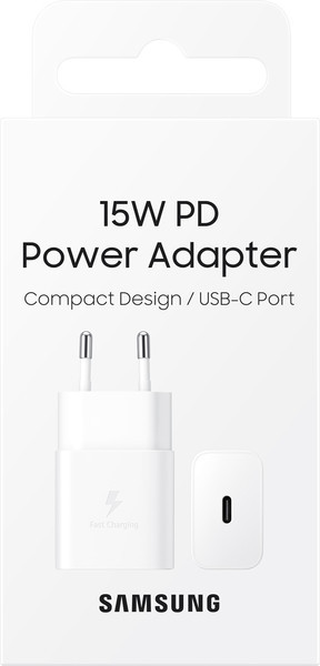 Мережевий зарядний пристрій Samsung 15W Power Adapter (w/o Cable) - White (EP-T1510NWEGEU) (6972211) Київ - фото 3