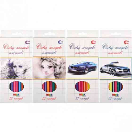 Дитячі олівці для малювання CR555-12, 12 кольорів Вінниця