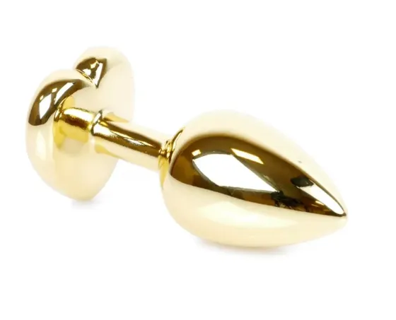 Анальна пробка Boss Series - Jewellery Gold Heart PLUG Purple S, BS6400043 Sex Aura Київ