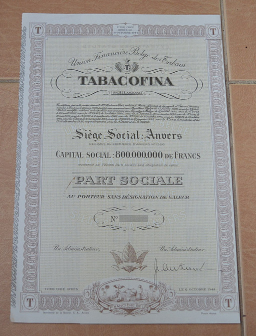 Акция. Бельгия. 1944год № (2.24) Полтава - изображение 1