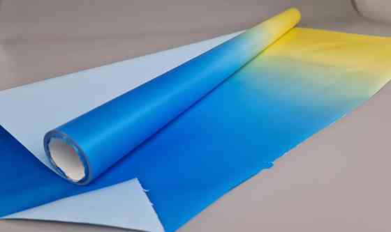 Рулон 8 м тонований "Градієнт" (73) плівка для квітів (h660) No 802 (1 шт.) Харків