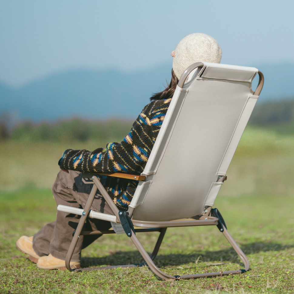 Кресло складное с регулируемым наклоном Naturehike CNK2550JJ012 углеродистая сталь (Бежевый) Винница - изображение 9