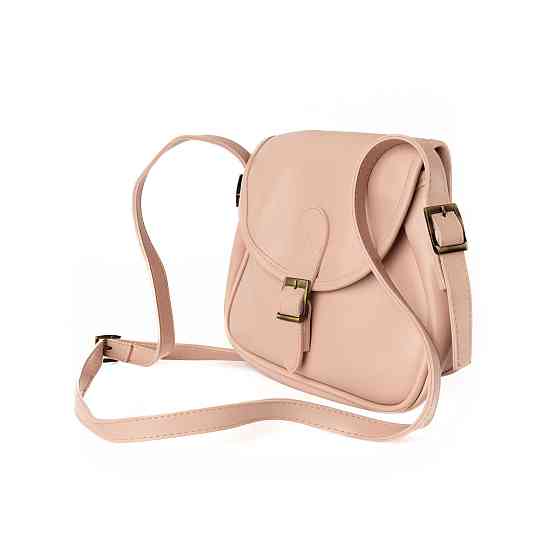 Сумка женская через плечо из качественной искусственной кожи, стильная сумочка, Пудровый Каменец-Подольский