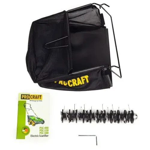 Электрический аэратор-скарификатор Procraft PSC‐320 электрический аэратор 1500 Вт очистки травы 2984 об / мин скарификатор Львов - изображение 5