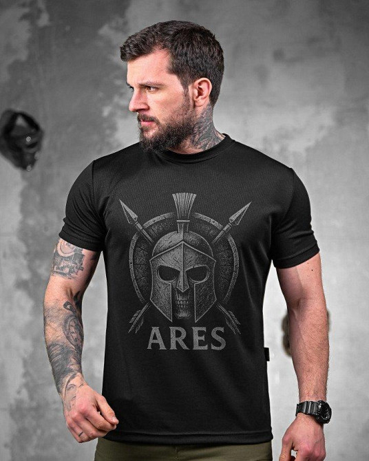 Тактична потовідвідна футболка OBLIVION ARES black ДЛ6581 Одеса - фото 2