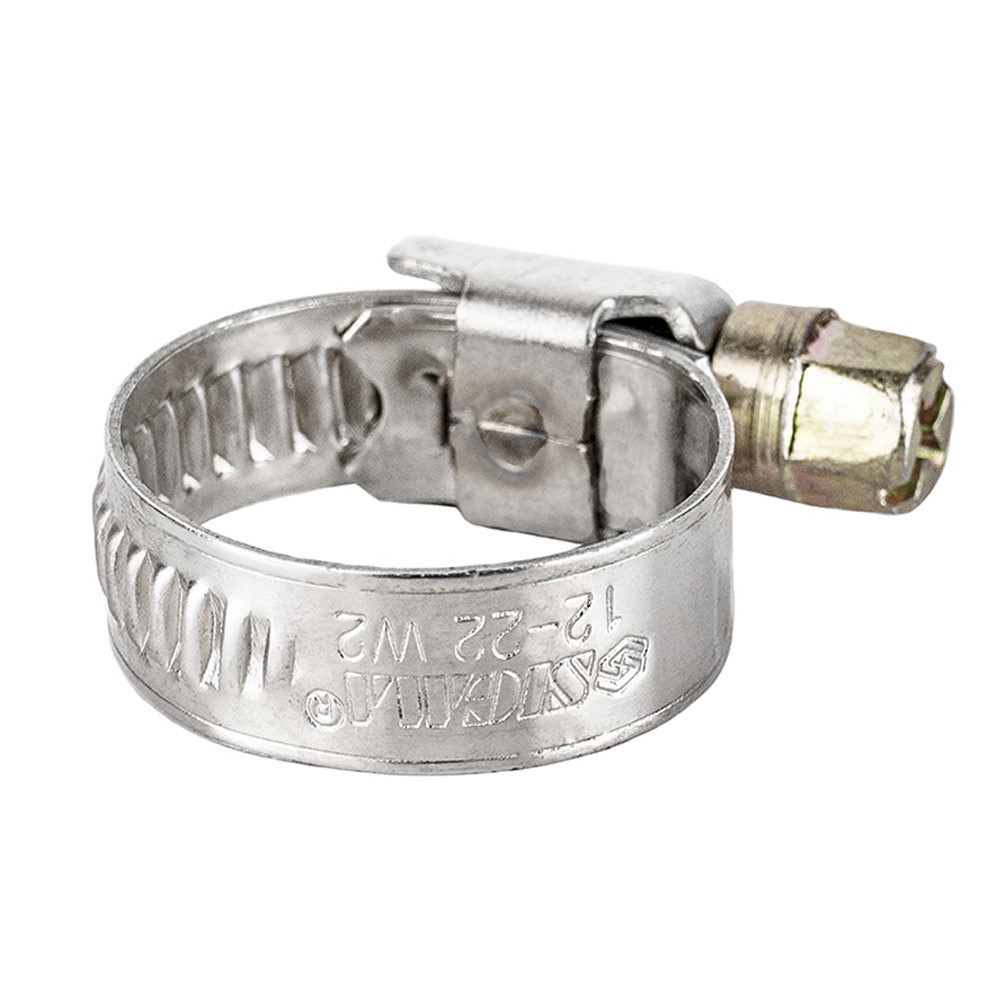 Хомут червячный нержавеющий 9мм D12-22мм 25шт SIGMA (2510031) Киев - изображение 3