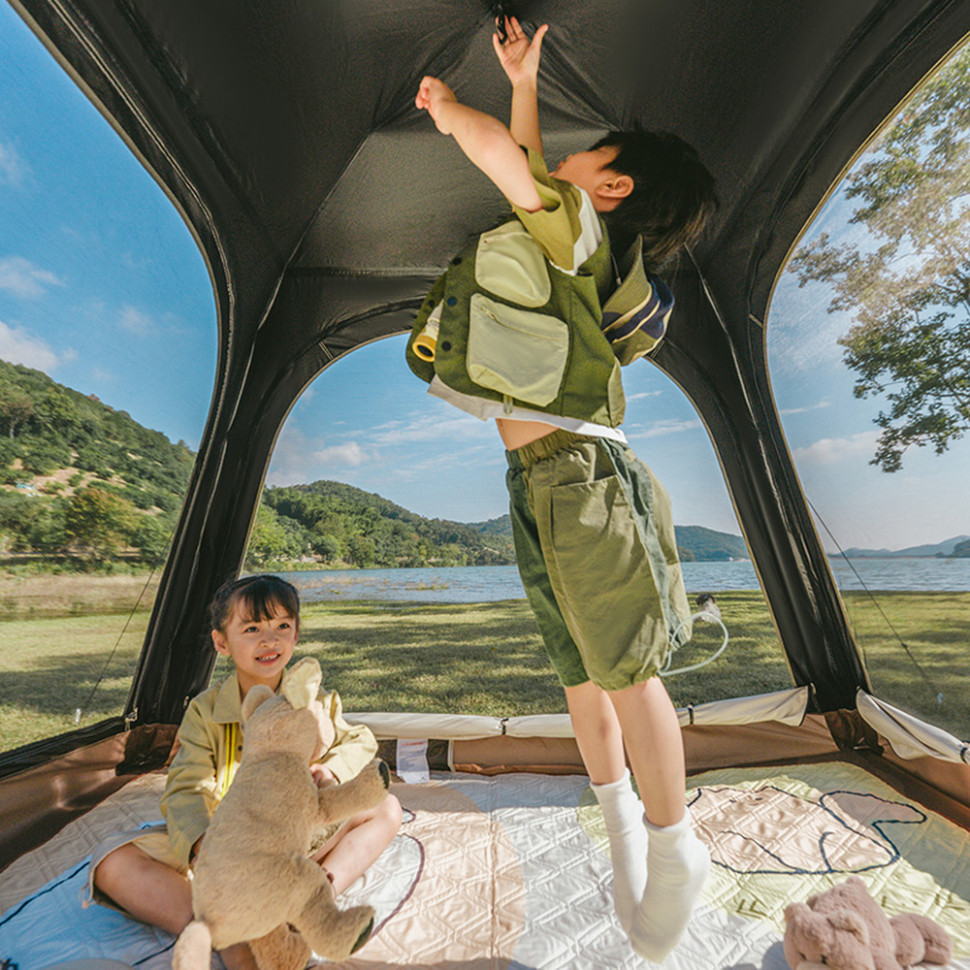 Палатка четырехместная автоматическая Naturehike Ango CNK2550WS010, серая Киев - изображение 4