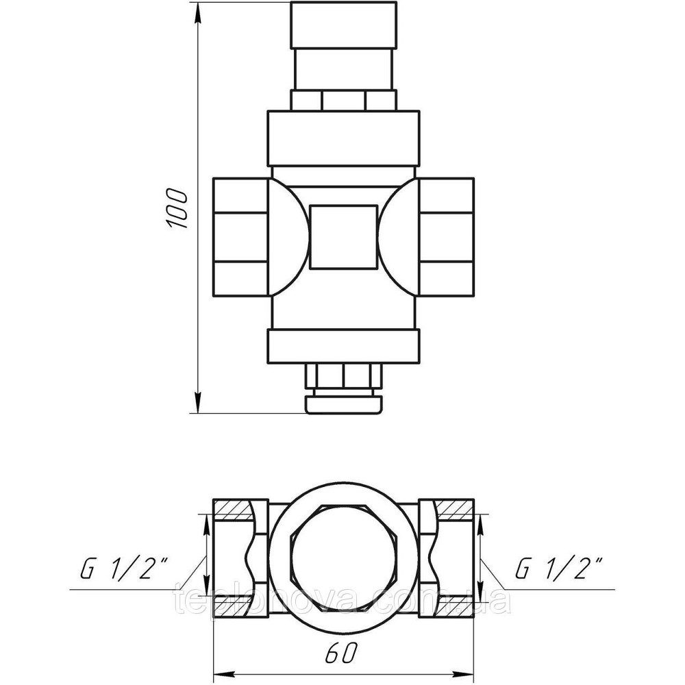 Редуктор под манометр ITAP 1/2″ 361 Черновцы - изображение 4