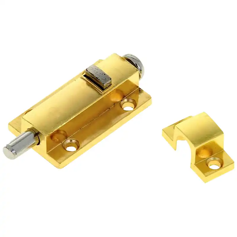 Шпінгалет малий (кнопка квадрат) золото Харків - фото 1