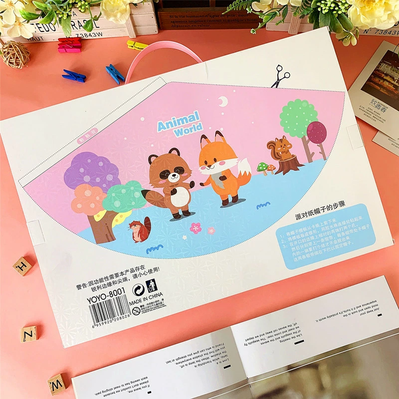 Набір для малювання з пеналом, олівцями та маркерами, тема Тварини, ідеальний подарунок для дітей Кам'янець-Подільський - фото 4