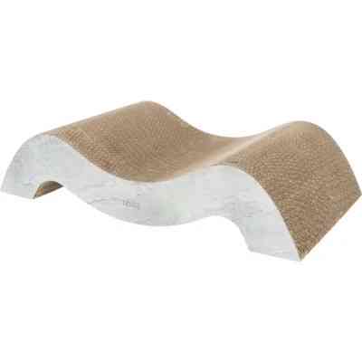 Дряпка (кігтеточка) для котів Trixie Хвиля XXL картон 64×14×37 см (сіра) (4011905480312) Вінниця