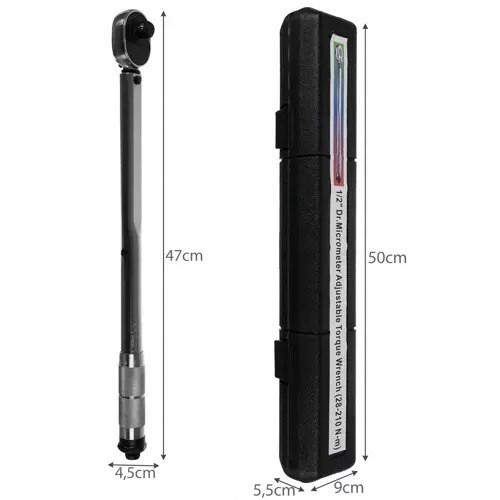 Динамометричний ключ з 3 накладками 17/18/21 мм Bigstren (19964) Сталь, хром Нововолинськ - фото 8