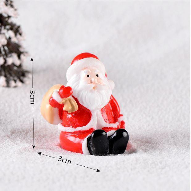 Набір новорічних фігурок із серії Поїзд Санти для флораріуму, міні-саду, вазону, мініатюри. 8 шт Одеса - фото 10