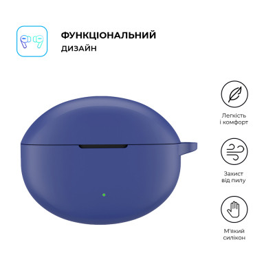 Чехол для наушников Armorstandart Hang Case для OPPO Enco Air4 Pro Dark Blue (ARM79947) Винница - изображение 2