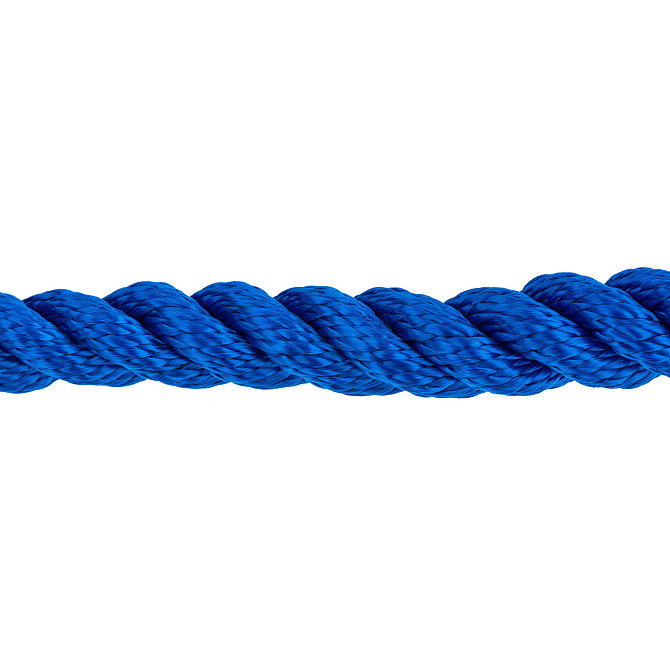Веревка Polyester 3 Strand Rope 12Mm*200M Blue Дніпро - фото 2