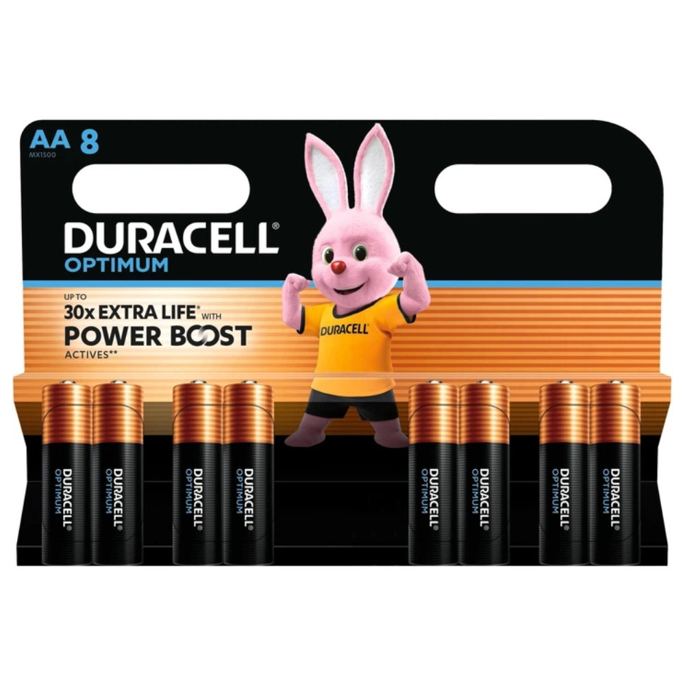 Батарейка Duracell LR6/AA OPTIMUM (8шт) Київ - фото 1