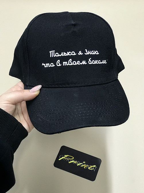 Черная бейсболка\ кепка unisex 