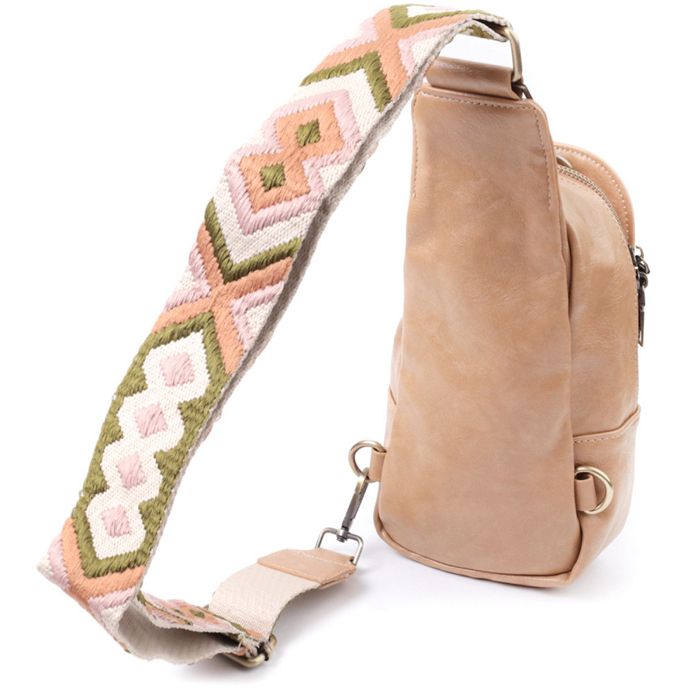 Сумка через плечо для женщин из экокожи Vintage 22790 Светло-коричневый Киев - изображение 2