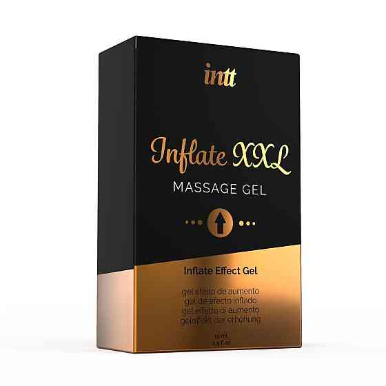 Гель для стимуляції члена Intt Inflate XXL (15 мл) зі смаком кориці, підсилює збудження Sex Aura Київ
