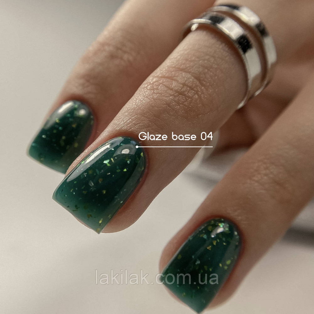 База для гель-лаку Toki-Toki Glaze Base GL04 з поталлю 5мл Херсон - фото 1
