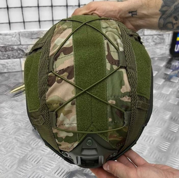 Тактичний комплект шолом Fast + кавер + навушники S6 Вінниця - фото 4