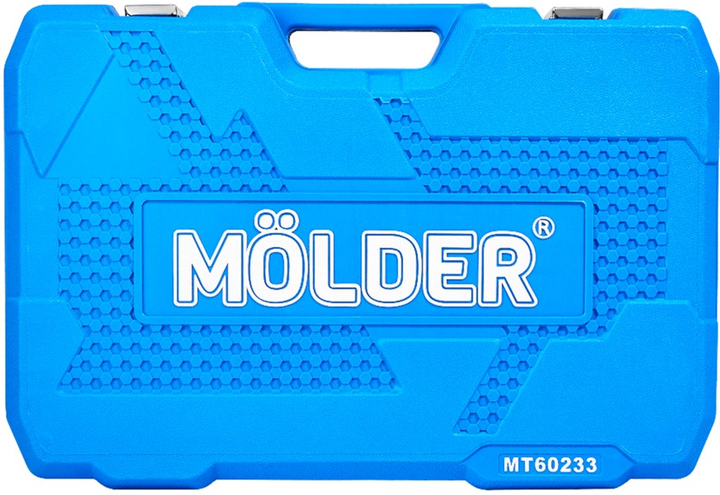 Професійний набір інструментів в кейсі Molder 1/2", 1/4", 3/8" 72Т, CR-V 233 одиниці (MT60233) Київ - фото 9