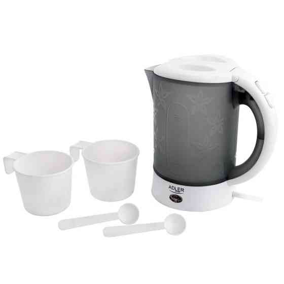 Электрочайник чайник с чашками и ложечками набор в дорогу Adler AD 1268 AI-79 Львов