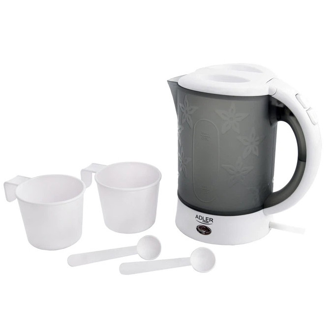 Электрочайник чайник с чашками и ложечками набор в дорогу Adler AD 1268 AI-79 Львов - изображение 1