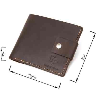 Портмоне Grande Pelle Кожаное Коричневое (11460) Винница