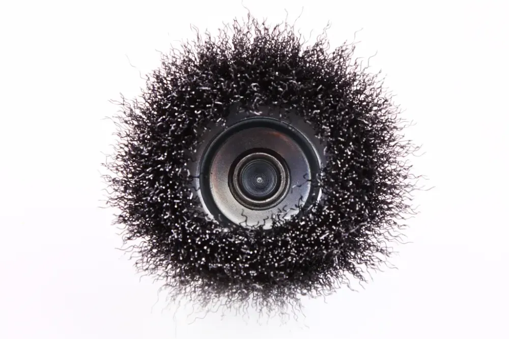 Щетка для дрели чашечная Intertool витая проволока 100мм Винница - изображение 3