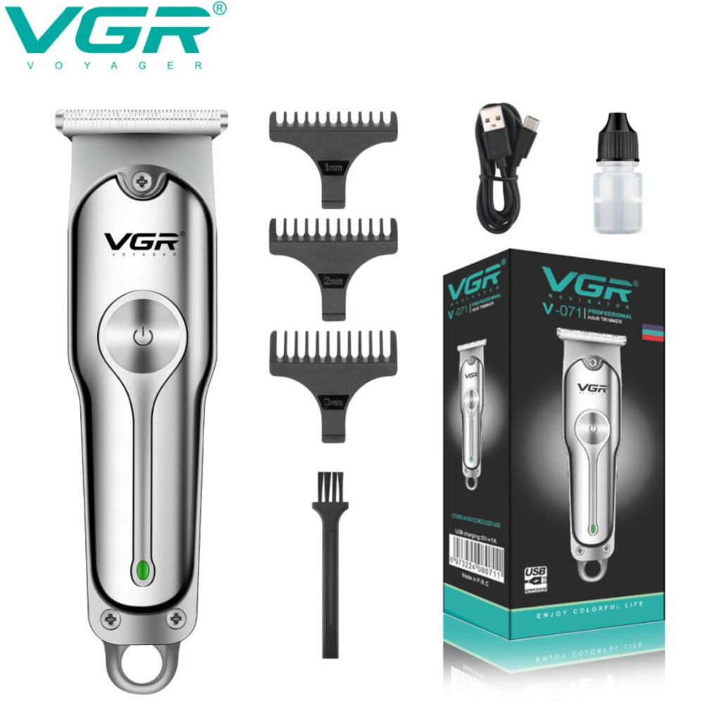 Триммер бороды и усов VGR V-071 Днепр - изображение 1