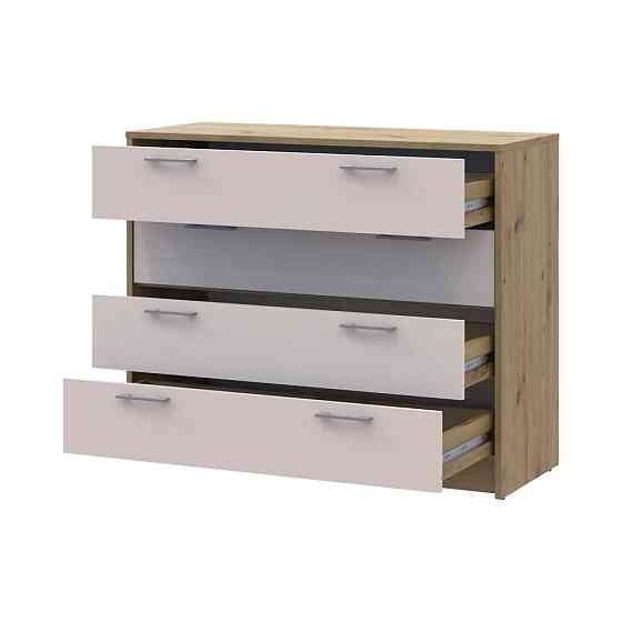 Комод Doros Ронди Дуб Артизан/Кашемир 4 ящика 100х40х82 DRS-011782 (41516187) Днепр