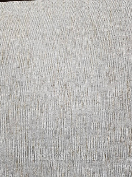 Шпалери метрові вінілові на флізелін Grandeco ATB однотонні структурні під тканину золотисті з молочним Київ - фото 2