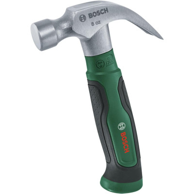 Молоток Bosch 225г, 16.6см, рукоятка стекловолокно (1.600.A02.ZA3) Винница - изображение 1